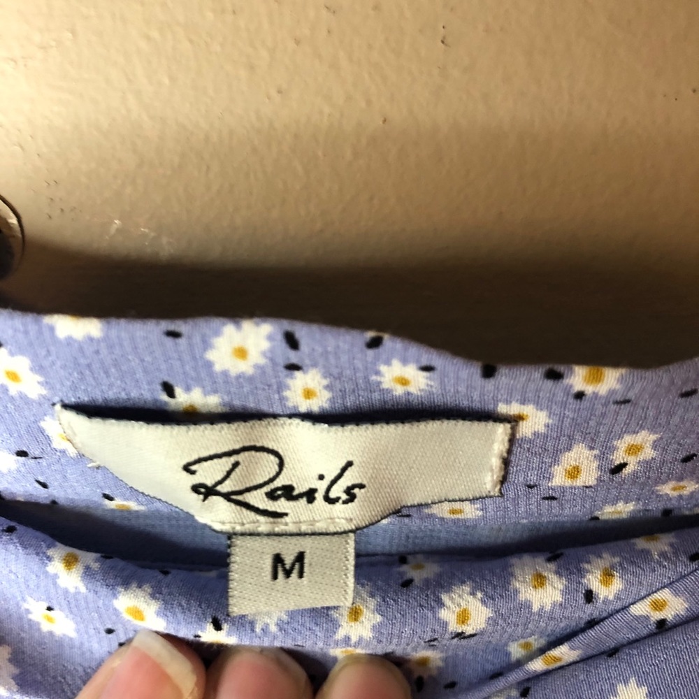 Rails Lavender Floral Midi Wrap Skirt - Picture 5 of 9